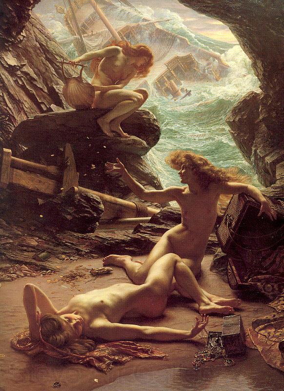 Poynter, Sir Edward John Cave of the Storm Nymphs Germany oil painting art